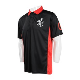 P1073 訂製撞色Polo恤 100%滌 澳門水舞間 Polo恤生產商     黑色 P1073 訂製撞色Polo恤 100%滌 澳門水舞間 Polo恤生產商     黑色